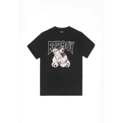 Tee-Shirt garçon BIRDBO noir Elijah en coton
