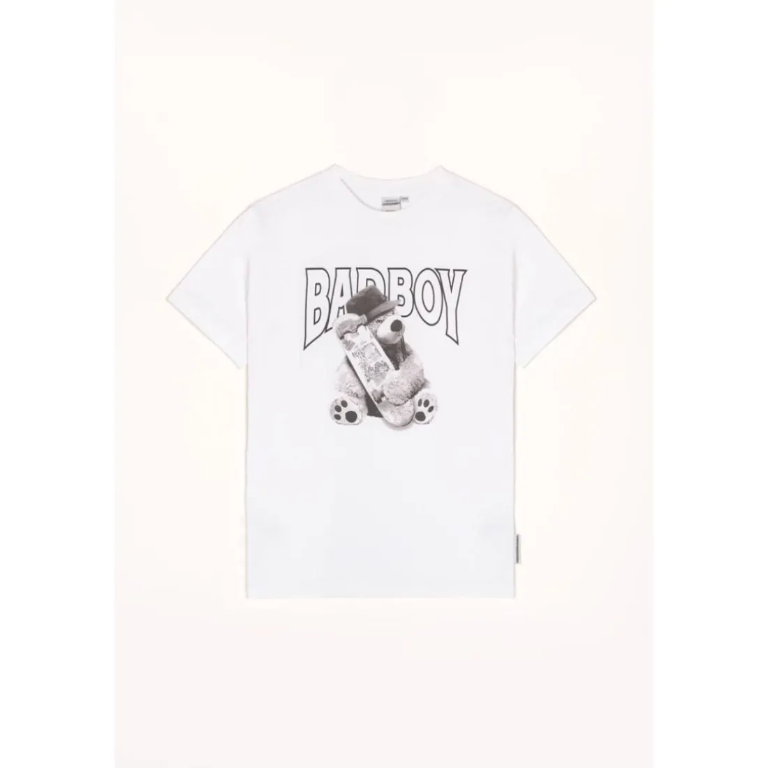 Tee-Shirt garçon GRIFINBO blanc Zack en coton