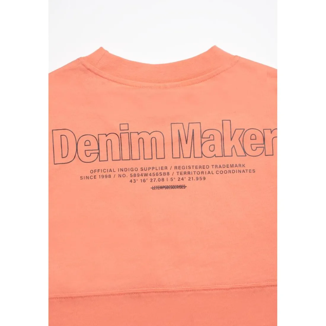 Tee-shirt garçon IKKOBO orange en coton