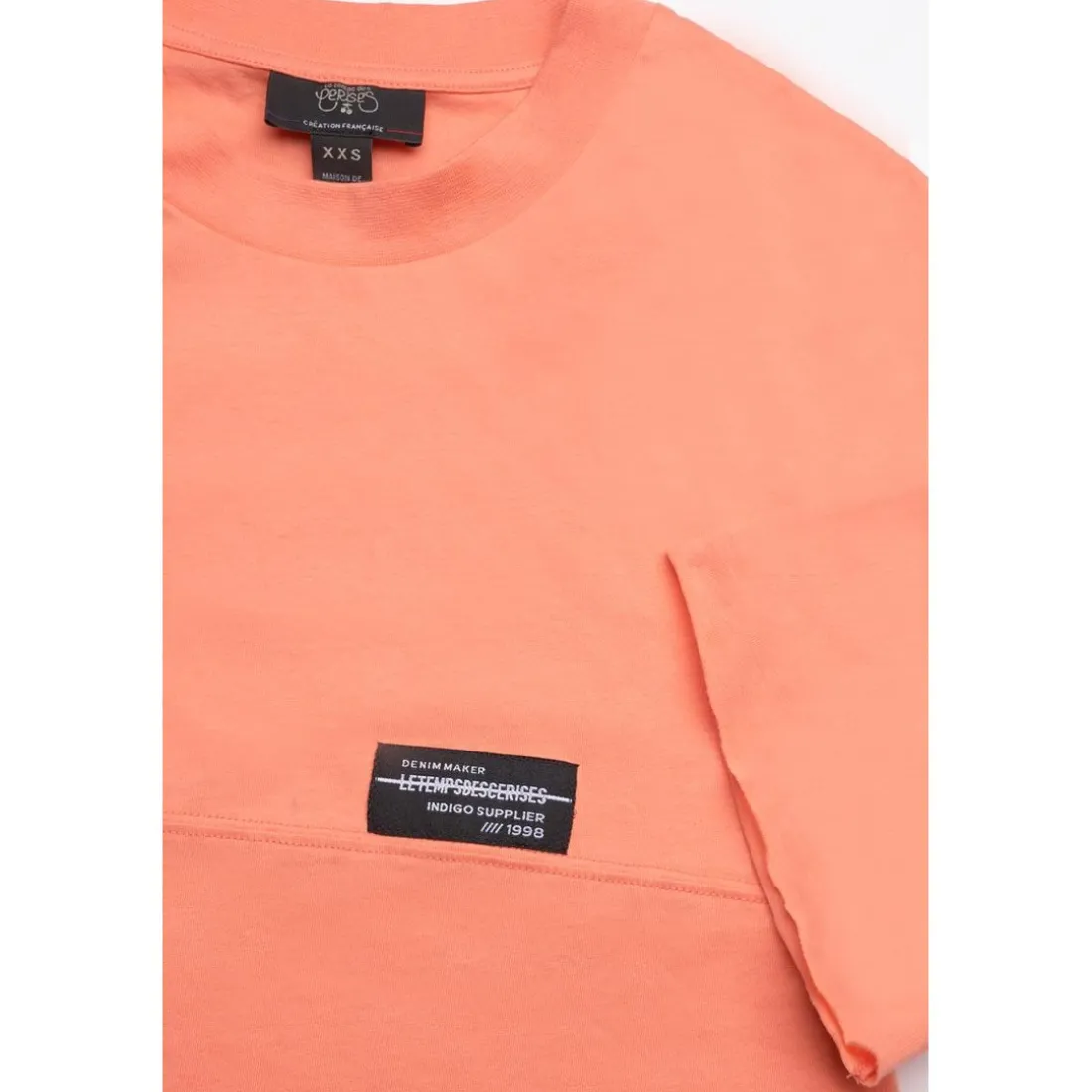 Tee-shirt garçon IKKOBO orange en coton