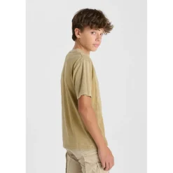 Tee-Shirt garçon JOSHBO beige Max en coton