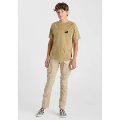 Tee-Shirt garçon JOSHBO beige Max en coton