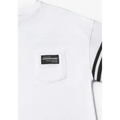 Tee-shirt garçon KEIBO blanc en coton