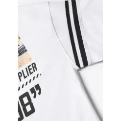 Tee-shirt garçon KEIBO blanc en coton