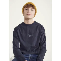 Tee-shirt garçon TANKIBO bleu Drew en coton