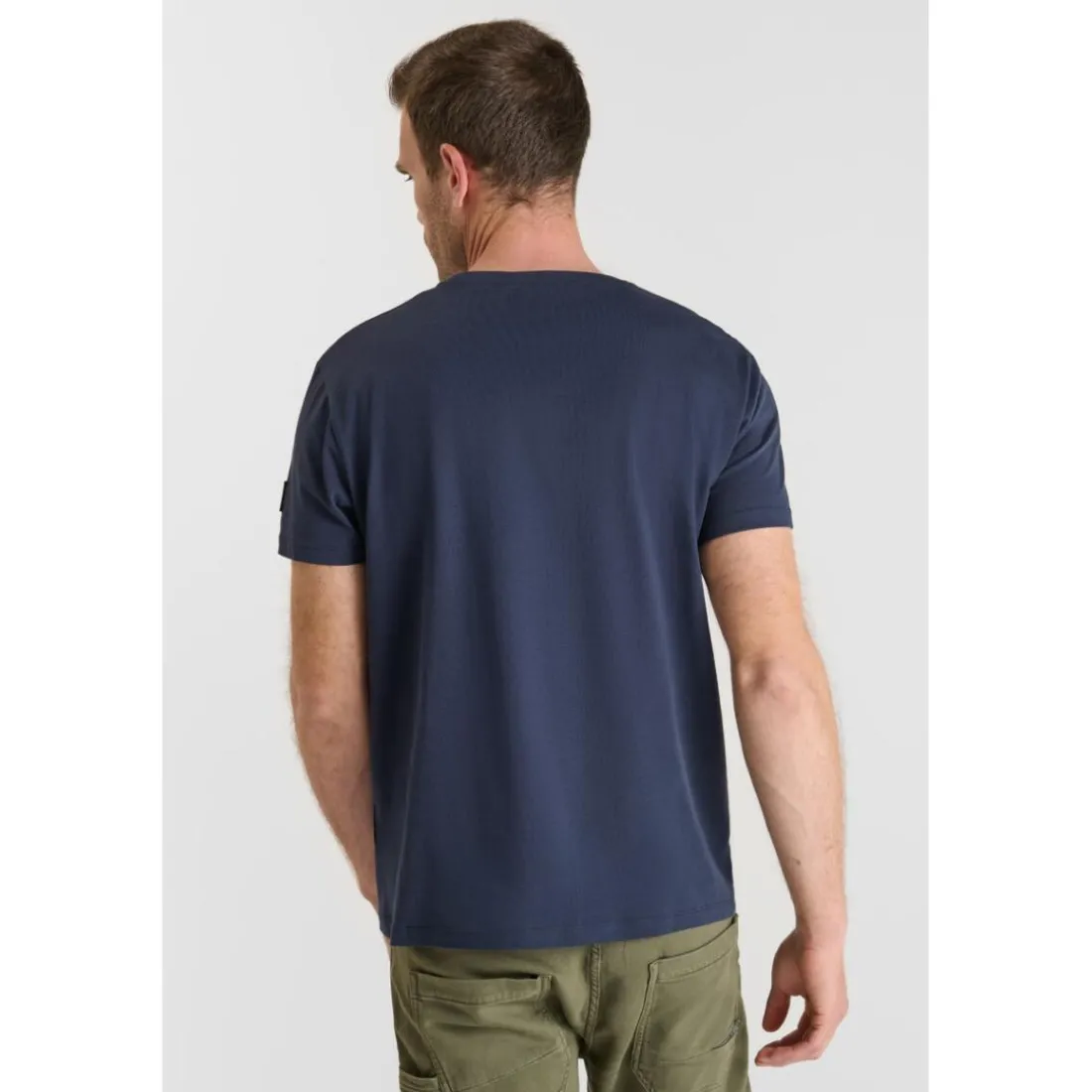 Tee-Shirt JAMIE bleu en coton Dean