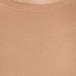 Tee-shirt manches courtes invisible ambre orange en coton