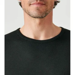 Tee-shirt manches courtes en mailles noir