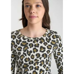 Tee-Shirt marron Mia en coton