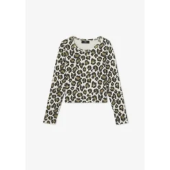Tee-Shirt marron Mia en coton