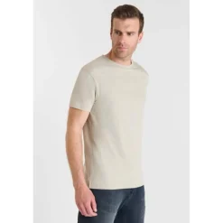 Tee-Shirt OBROWN blanc en coton Fabe