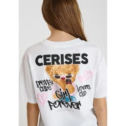 Tee-Shirt PEMIGI blanc en coton Yara