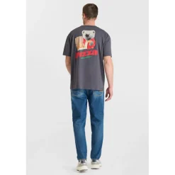 Tee-Shirt QUINNE gris en coton Bert