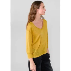 Tee-Shirt RONDAAN jaune Lena