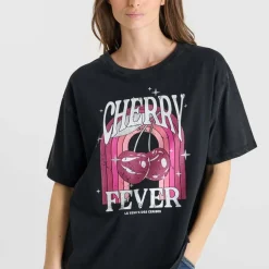 Tee-Shirt ROSALIA noir Maëlys Vivi