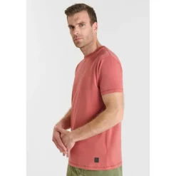 Tee-Shirt rouge en coton Rolf