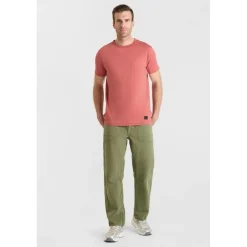 Tee-Shirt rouge en coton Rolf