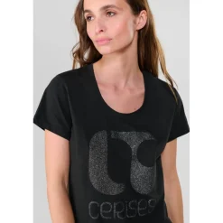 Tee-Shirt TAOLO noir Bree en coton