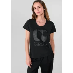 Tee-Shirt TAOLO noir Bree en coton