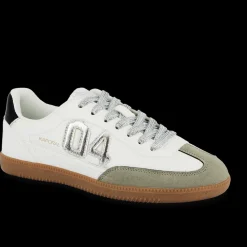 Tennis femme TANINA blanc et argent
