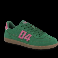 Tennis femme TANINA vert et rose