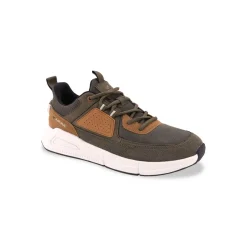 Tennis homme kaki et marron DOLPI