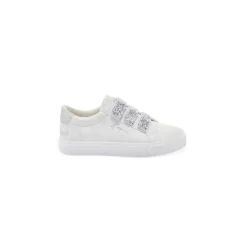 Tennis velcro femme TIPPY blanc