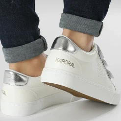 Tennis velcro femme TIPPY blanc