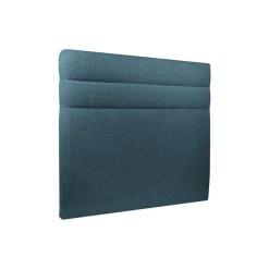 Tete de lit Lignes Bouclette Bleue