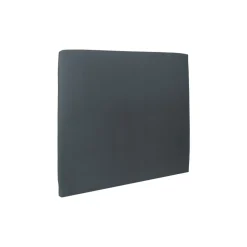Tete de lit Tapissee Velours Gris anthracite rembourre