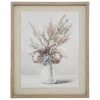 Toile Imprimé Vase avec Cadre Tiana 40X50 Beige