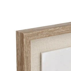 Toile Imprimé Vase avec Cadre Tiana 40X50 Beige