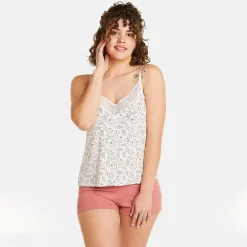 Top + short multico ivoire Palanquin multicolore