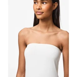 Top bandeau Madison blanc écru Nia
