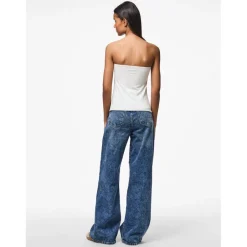 Top bandeau Madison blanc écru Nia