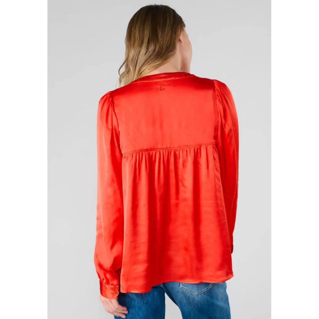 Top CHIMEL orange Rhea en viscose