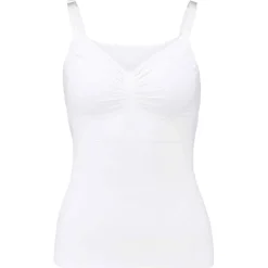 Top d'allaitement gainant - Blanc Carriwell