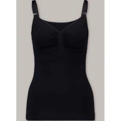 Top d'allaitement gainant - Noir Carriwell