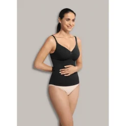 Top d'allaitement gainant - Noir Carriwell