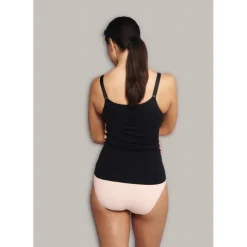 Top d'allaitement gainant - Noir Carriwell