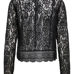 Top en dentelle New Karo noir Demi