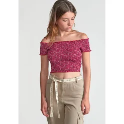 Top fille KALEAGI fuchsia
