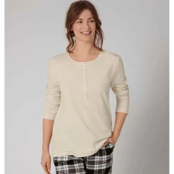 Top manches longues Nude Triumph en coton