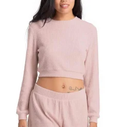 Top manches longues pyjama - Rose Dorina