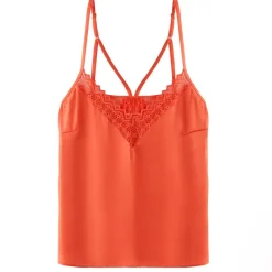 Top orange Culottée CAMILLE CERF & POMM'POIRE - orange