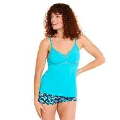 Top-short Bleu Turquoise