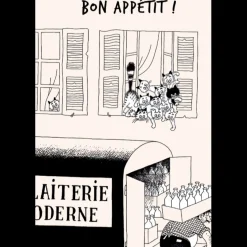 Torchon DUBOUT Bon appétit Ecru 48 x 72