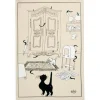 Torchon Dubout Cache-cache Ecru 48 x 72