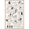 Torchon DUBOUT Calendrier chatons 2026 Ecru 48 x 72
