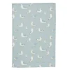 Torchon imprimé en coton LES MOUETTES-Bleu